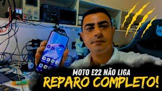 MOTO E22 NÃO LIGA REPARO MEMORIA EMCP - ANÁLISE COMPLETA!