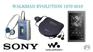 SONY Walkman evolution 1979-2019