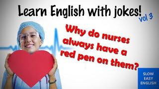 Learn English with jokes! Funny Jokes Explained in SLOW EASY ENGLISH - Vol. 3