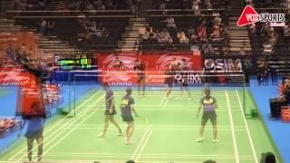 LNSO 2012 Women's Doubles Round of 16 - Lei YAO & Shinta vs Lok Yan POON & Ying Suet Tse