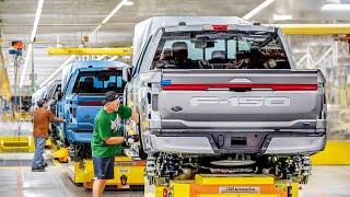 Como eles constroem do zero o novo F-150 elétrico nos EUA