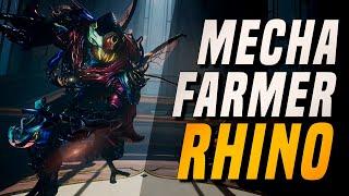 Finally Perfected the Rhino Solo Farming Build after Koumei and the Five Fates Update | Warframe