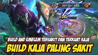 BUILD KAJA TERSAKIT 2022 TERKUAT, EMBLEM KAJA TERSAKIT TOP GLOBAL MOBILE LEGENDS