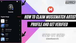 How To Claim Musixmatch Artist Profile And Get Verified