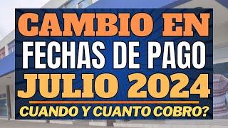  Anses MODIFICO las FECHAS DE PAGO de JULIO + Milei y el BONO + Cuanto cobro ? JUBILADOS y PNC