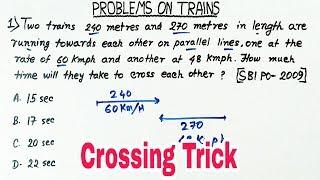 Problems on Trains - Shortcuts & Tricks (Part 4)