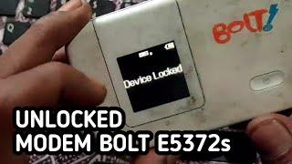 UNLOCK DEVICE MODEM WIFI BOLT E5372S (Simple Tutorial) 100% Success