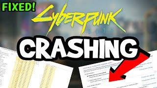 How To Fix Cyberpunk Crashing! (100% FIX)