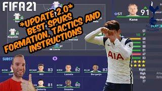 *UPDATE 2.0* FIFA 21 - BEST SPURS Formation, Tactics and Instructions