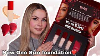 NEW ONE SIZE TURN UP THE BASE FULL BEAT FOUNDATION TRY ON & REVIEW! The Next Viral Foundation??