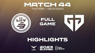 LSB vs GEN Highlights ALL GAMES | Match 44 | LCK Summer Split 2023