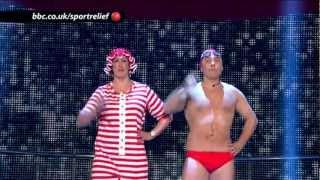 Dancing Queens: David Walliams and Miranda Hart - BBC Sport Relief Night 2012