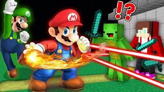 MARIO and LUIGI vs Security House in Minecraft Challenge Maizen JJ and Mikey