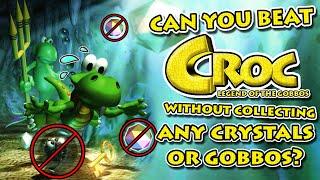 Can You Beat Croc Without Collecting Crystals Or Gobbos?