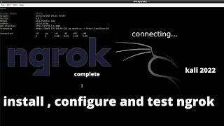 ngrok complete tutorial kali linux 2022 |incrediBit|