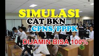 SIMULASI CAT TES CPNS DAN PPPK UNTUK PEMULA DIJAMIN BISA