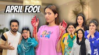 Fake Blood Prank on April fools day |Sub ghar waly Gussa hogaye |Sistrology |Fatima Faisal