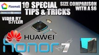 Huawei Honor 7 (10 Tips & Tricks) Bonus video / Size comparison / Google Cardboard App Test