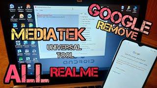 All Realme One Click Remove Google Account Free Tool  FRP REMOVE with Mediatek Universal Tool