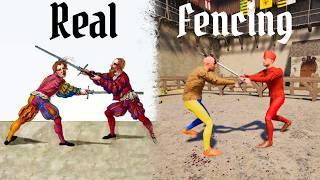 Using real Longsword Fencing techniques (Master Strikes)