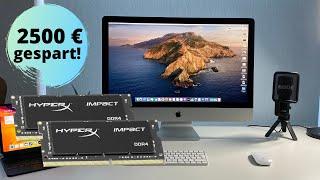 iMac 2020 RAM Upgrade- RAM selbst nachrüsten und bis zu 2500 € sparen! (Tutorial)