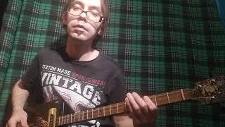 Play Royal Blood Lights Out on Cigarbox Guitar 3 string.