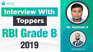 RBI Grade B Topper Interview | RBI Grade B Preparation Strategy | How To Crack RBI | EduTap Guidance