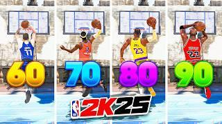 BEST DUNK ANIMATIONS FOR EVERY DUNK RATING + HEIGHT in NBA 2K25! (NEVER GET BLOCKED)