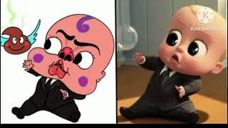 The Boss Baby - Funny Drawing Memes  Baby Vomit Fountain | Fandango Family Cartoon Drawing Memes