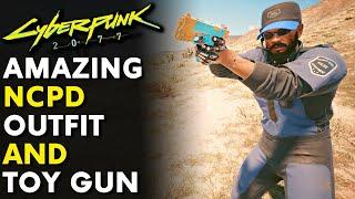 Cyberpunk 2077 - How to get a Unique NCPD Outfit & Toy Gun! | Glitch | Patch 1.5 (Guide)