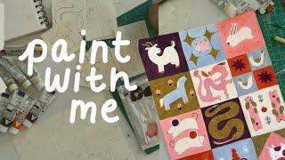 Paint with Me  Making Prints & Stickers Again!!!