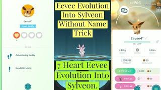 Eevee Evolution Into Sylveon During Community Day | Eevee into Sylveon without Name Trick Pokemon Go
