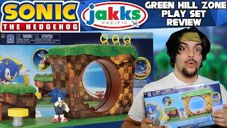 Sonic The Hedgehog JAKKS Pacific Green Hill Zone Playset (Review & Unboxing)