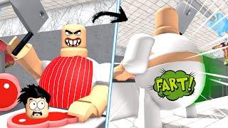 OSURUKLU KASAP KOVALADI!!  Roblox Butcher shop Escape Obby