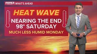 ALERT DAY temps continue with highs in upper 90s Saturday | WTOL 11 Weather