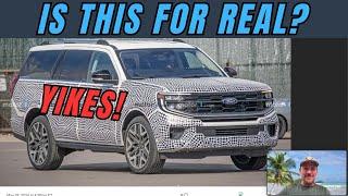 2025 Ford Expedition leaked photos Looks like a Tahoe new powertrain option | Best in Class?