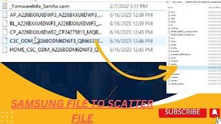 Samsung 4 File Convert Scatter File || Samsung File Unpack || Samsung Dead Recover File️