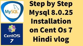 How to install mysql8.0.25 on centos7