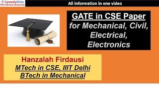 GATE in CSE for NON-CSE students