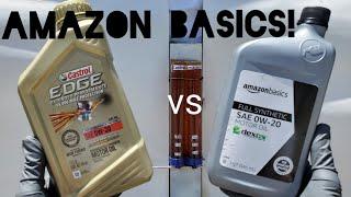 Amazonbasics motor oil full synthetic VS Castrol edge extended performance engine oil!