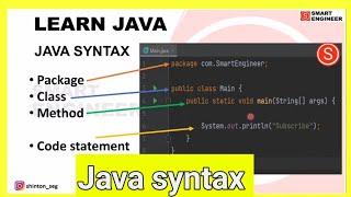 Java syntax