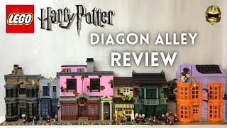 LEGO Harry Potter 75978 Diagon Alley Review! 5500+ Pieces, 14 Exclusive Minifigures!