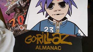 #gorillaz deluxe almanac unboxing and quick lookthrough.