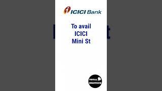 icici bank balance kaise check kare /ICICI mini statement check/ check icici bank balance #shorts