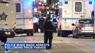 53 arrested, including 9 juveniles, near Pride parade site, CPD says