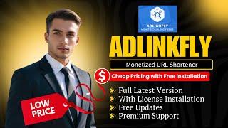 [Latest Version]  AdLinkFly - Monetized URL Shortener   (Cheap Price , 100% Original & No Bugs)