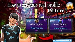 How to set your real profile pic in 2 minutes|Avakin life