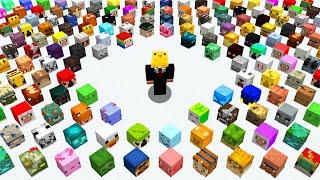 I Collected EVERY Mob Head in Minecraft Hardcore! (Hindi)