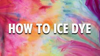 How to Create Stunning Fabrics Using the Ice Dye Method