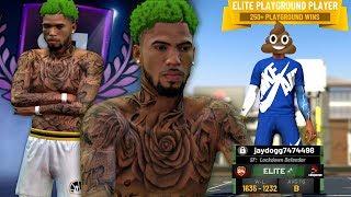 NBA 2K19 MyPARK - ELITE 2 LOCKDOWN TRASH TALKER! RACIST KIDS CALLS US N***ERS!!